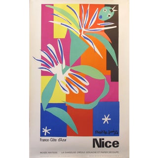 Original 1950s French Matisse Poster, La Danseuse Creole For Sale