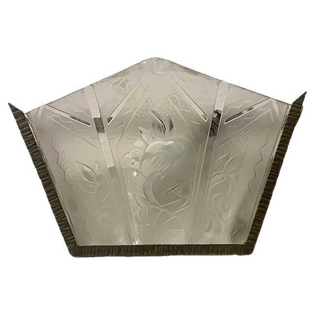 Art Deco French Sconce, 1920s For Sale