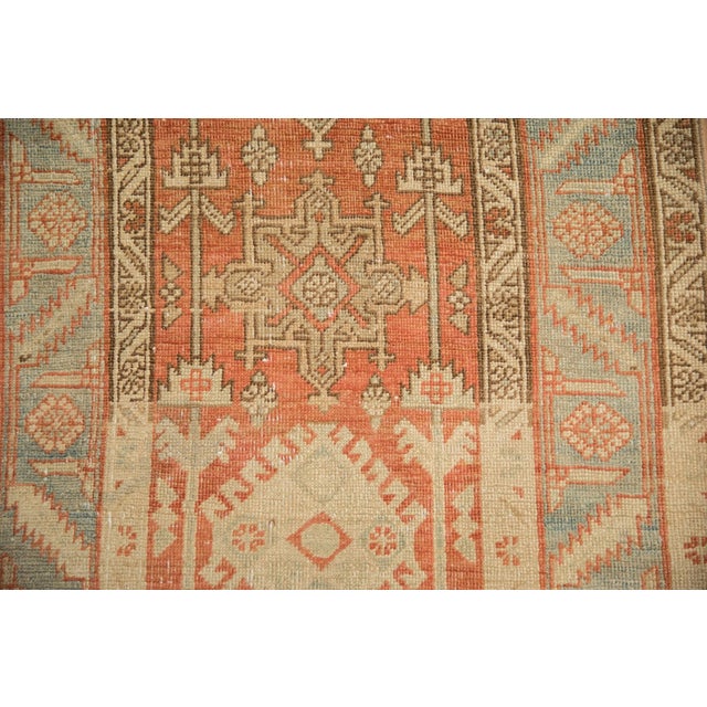 Vintage Distressed Heriz Rug Runner - 2'11" x 12'8" For Sale - Image 9 of 9