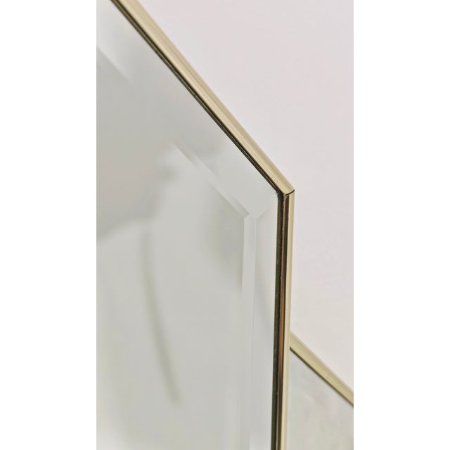 Vintage Italian Wall Mirror with Integrated Light, 1980s For Sale - Image 4 of 13