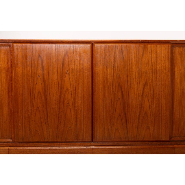 Teak Highboard by Henning Kjaernulf for Vejle Stolefabrik, Denmark, 1960s For Sale - Image 17 of 18