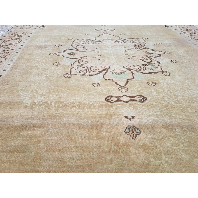 Faded Turkish Karapinar Rug 52'' X 86'' For Sale - Image 11 of 12