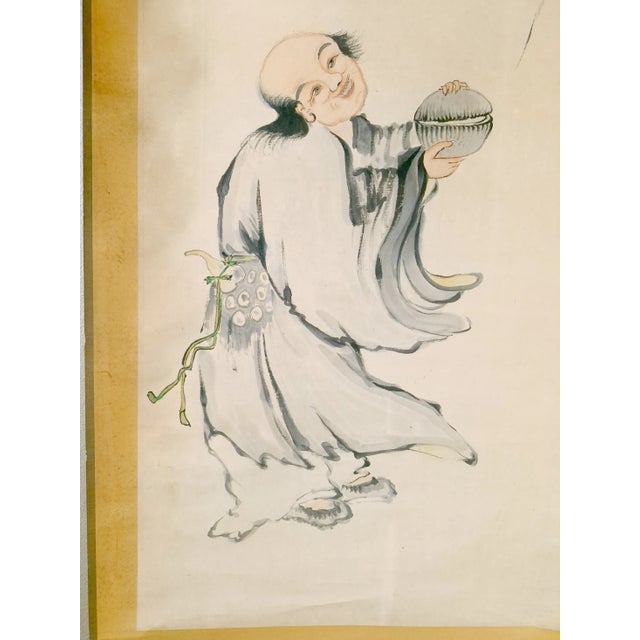 Japanese Japanese "Dream of the Clamshell" Scroll For Sale - Image 3 of 7