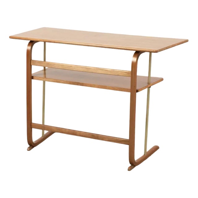 Vintage Console Table in Brass For Sale