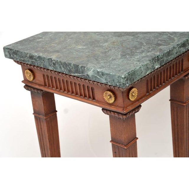 Antique Georgian Marble Top Console Table, 1930s For Sale - Image 9 of 13