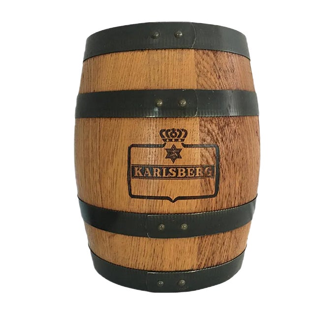 Mini Wooden Barrel, 1970s For Sale