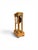 French French Empire Period Miniature Bronze Doré Portico Mantel Clock For Sale - Image 3 of 5