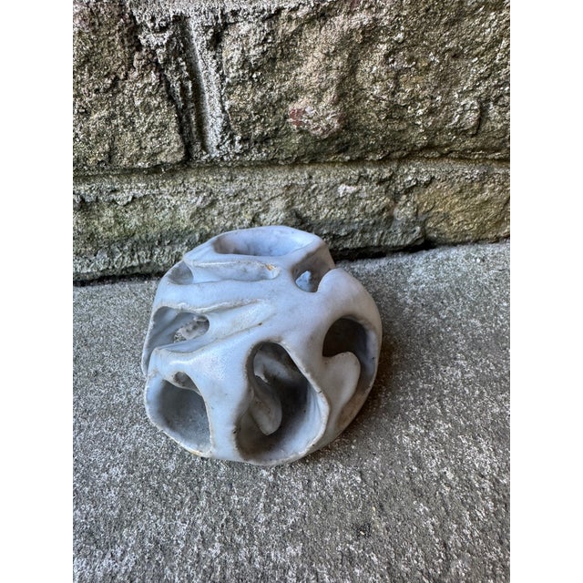 Small Wavy Ceramic Decorative Accessry For Sale In New York - Image 6 of 10