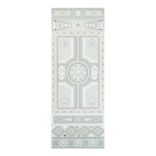Schumacher X Mary McDonald Shell Grotto Panel A in Seafoam For Sale
