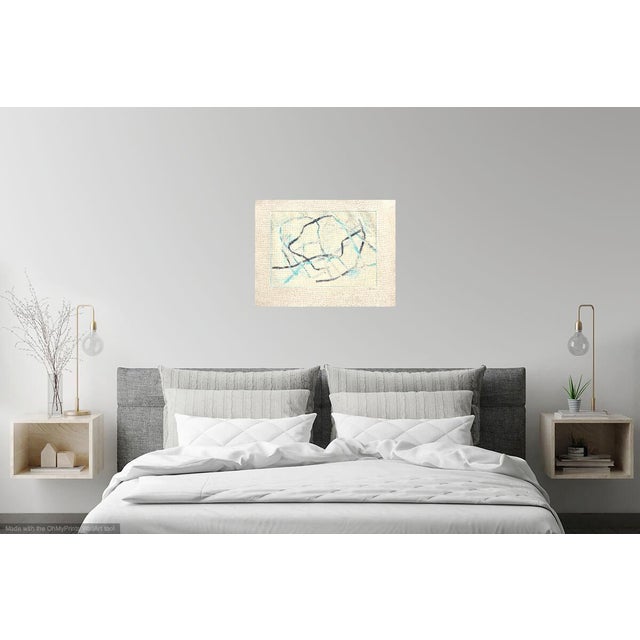 Martha Holden "Watercolor Ribbons" Contemporary Abstract Painting For Sale - Image 4 of 6