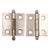 Pair of Vintage 1.375 X 1.5 In. Steel Right Hand Cabinet Door Hinges For Sale