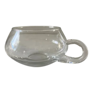 Vintage Handblown Crystal Riekes-Crisa 'Moderno' Punch Cups