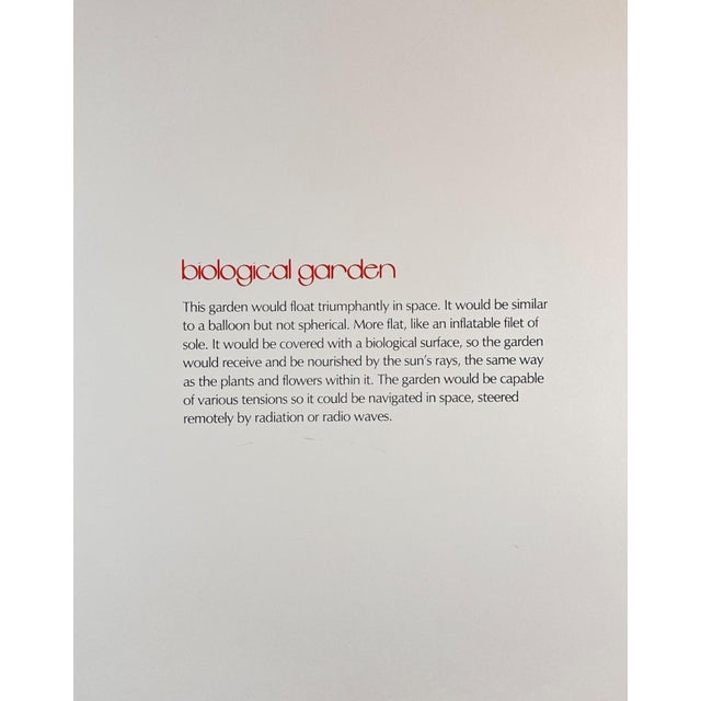 1970s Dali Imaginations & Objects Future Biological Garden Dali Archives Certified For Sale In Miami - Image 6 of 6