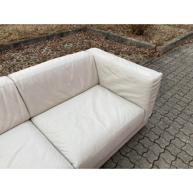 White Cordoba Daybed Sofa in Leather from Artanova, 1986 For Sale - Image 8 of 18