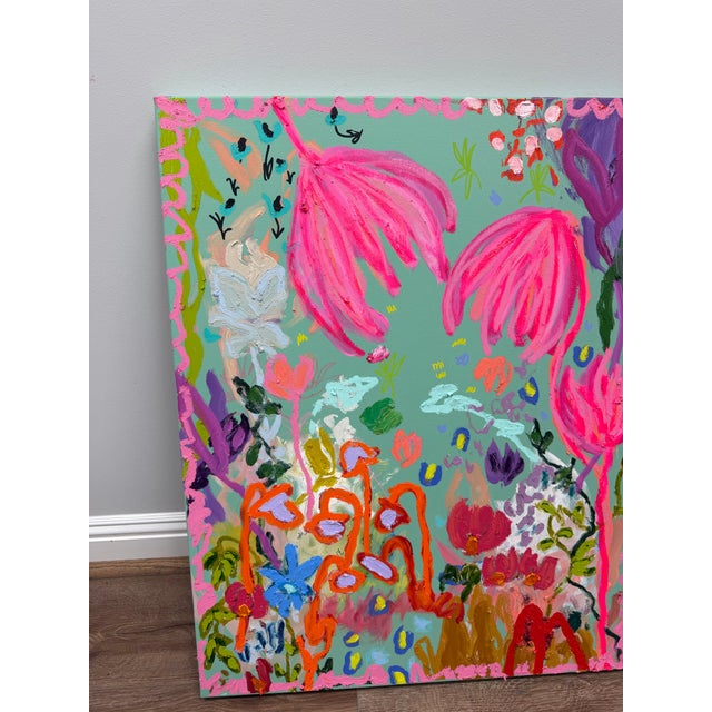 Abstract Ak Hardeman - Original Painting on Canvas - “Party Animal” For Sale - Image 3 of 6