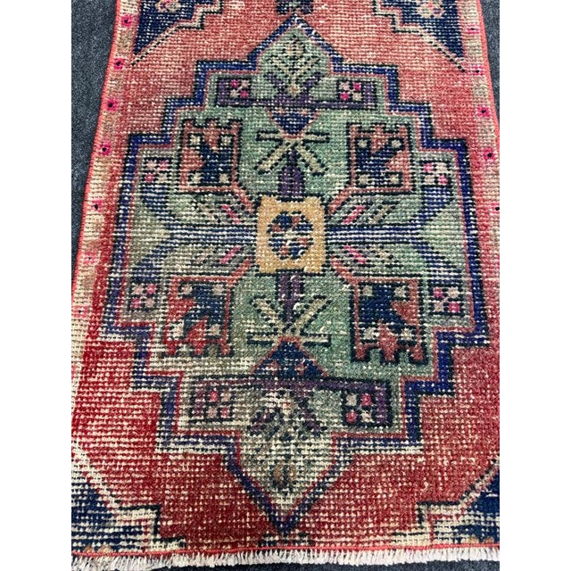 Contemporary Turkish Yastik Rug 1'8" x 2'8" For Sale - Image 3 of 5