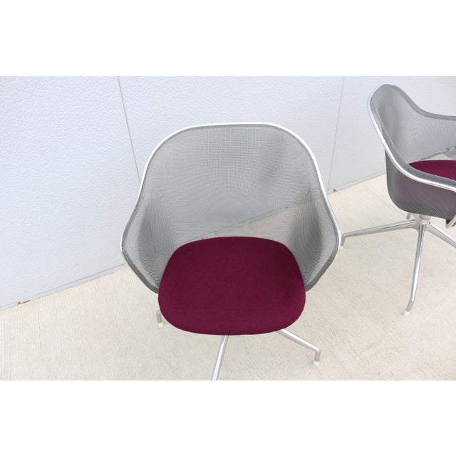 Italian Modern Antonio Citterio for B&b Italia Iuta Swivel Dining Chairs, a Pair For Sale - Image 13 of 18