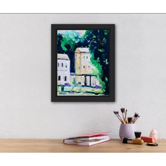 Textile Modern Impressionist Venice Oil Landscape For Sale - Image 7 of 9