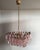 Glass Murano Poliedri Chandelier with Pink Glasses from Carlo Scarpa, 1990s For Sale - Image 7 of 18