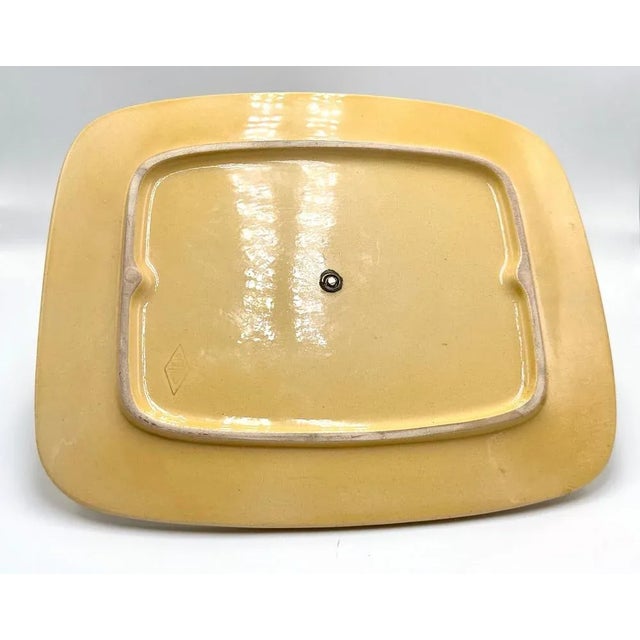 Mid-Century French Ceramic Cheese Plate from Orfinox, 1960s For Sale - Image 4 of 6