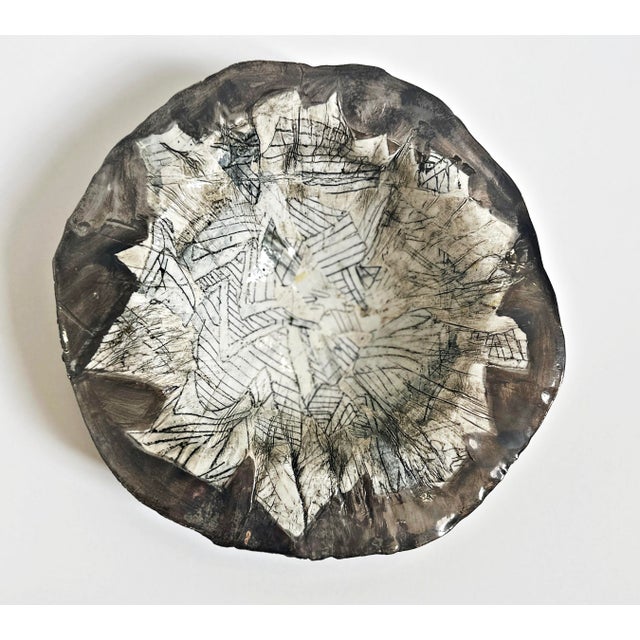 1990s Ceramic Bowl by Antje Scharfe, Berlin, 1991 For Sale - Image 5 of 7