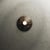 Navazi large circular wall lamp in scorched coal ceramic & glass by svitanok one of a kind. Dimensions: ø 34 x h 34 cm....