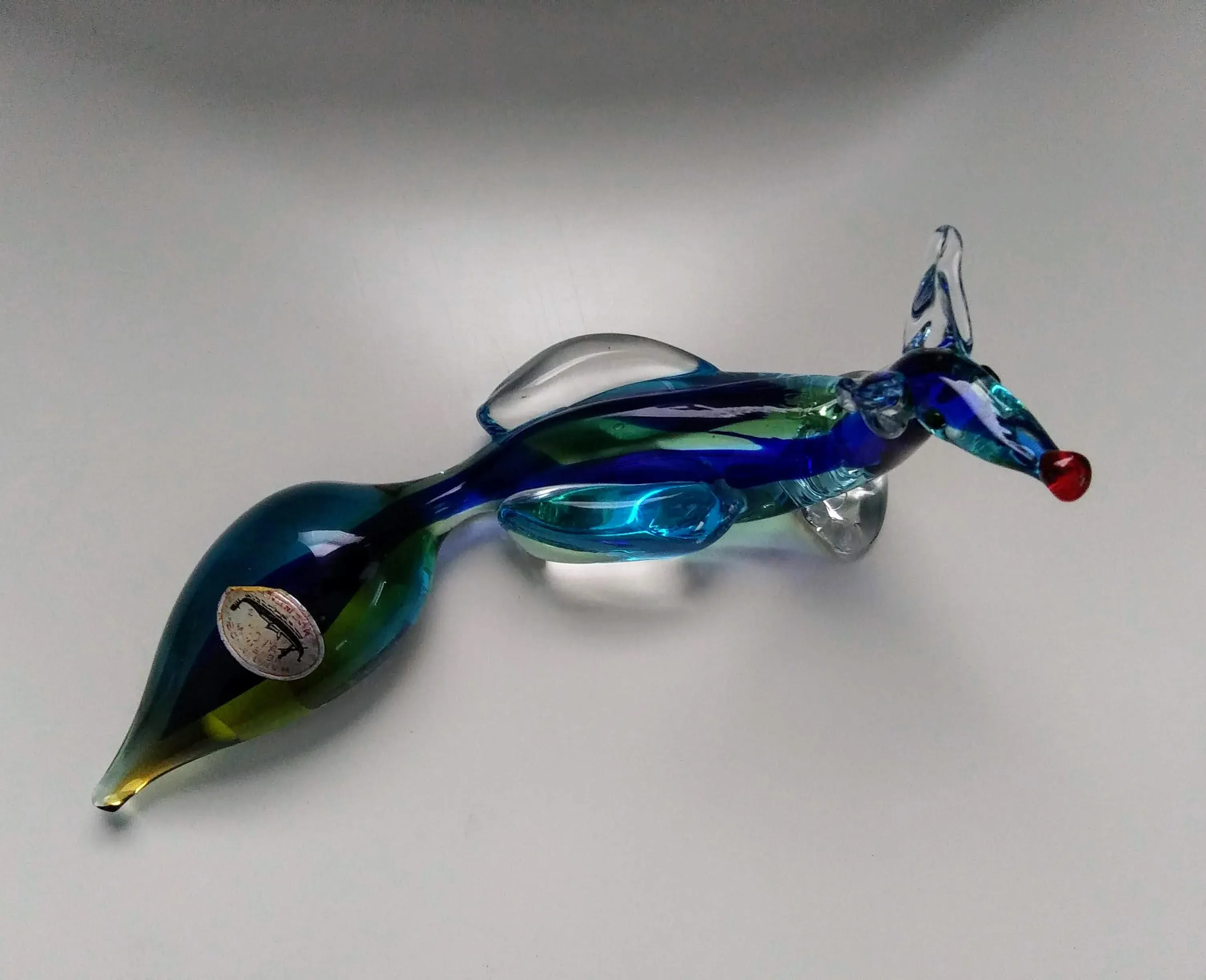 Vintage 1950s Murano Glass Fox Figurine | Chairish