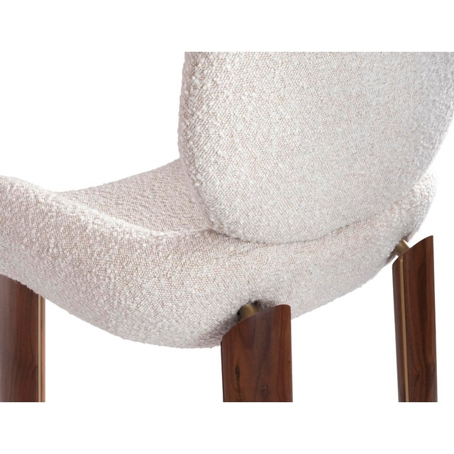 Contemporary Valentine Dining Chair by Wood Tailors Club For Sale - Image 3 of 13