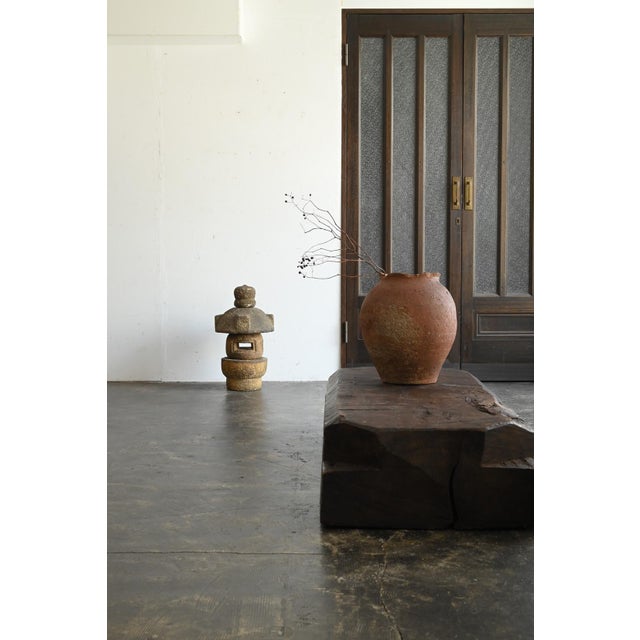 This is an old stone lantern made in Japan. Although its exact year of production cannot be stated with certainty, judging...
