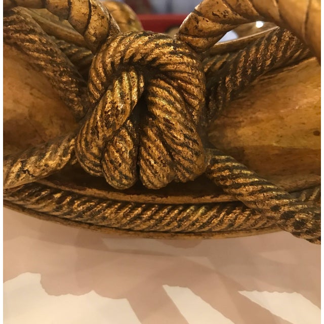 Pair of Mirrored and Giltwood Two Light Bullseye Sconces NYC, circa 1910 For Sale - Image 13 of 14