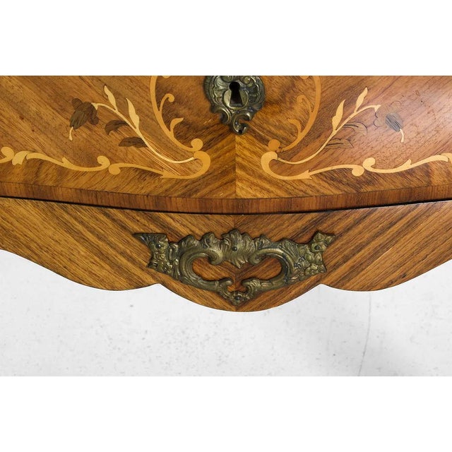 Fine French Louis XV Style Inlaid Chest For Sale - Image 14 of 15
