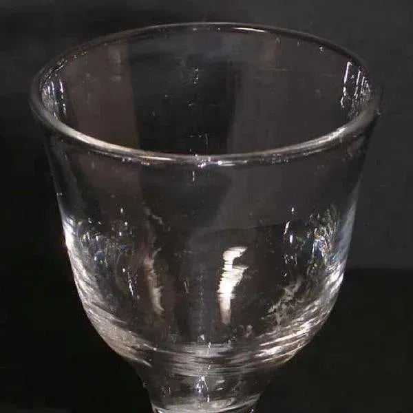 Early Double-Series Opaque Twist Stem Glass For Sale In Denver - Image 6 of 7