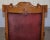 English Estate Oxblood Leather Throne Armchair, 1840s For Sale - Image 16 of 18