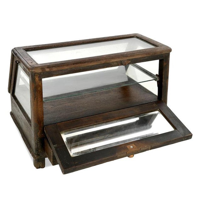 Wooden Jeweler's Display Case For Sale - Image 3 of 11