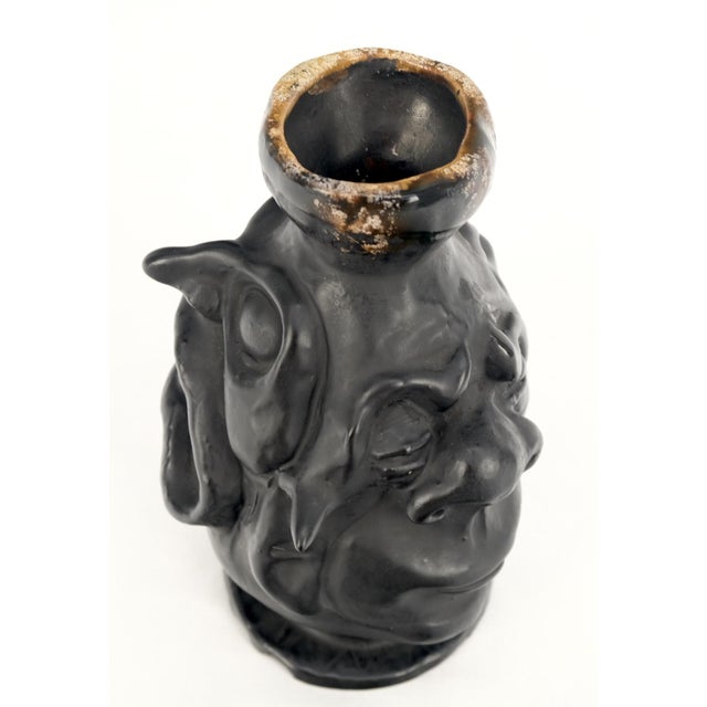 This is a one of a kind original ceramic sculpture, with hand crafted details and made from an original slip cast mold....