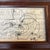 Contemporary Wayne Cunningham abstract marker drawing on vintage paper. Signed and framed. Measures 7x5 or 9.75x7.75...