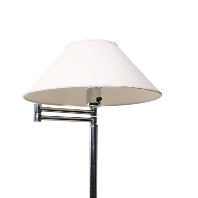 Pair of Walter Von Nessen Flex Arm Bauhaus Design Floor Lamps C. 1970's For Sale - Image 12 of 14