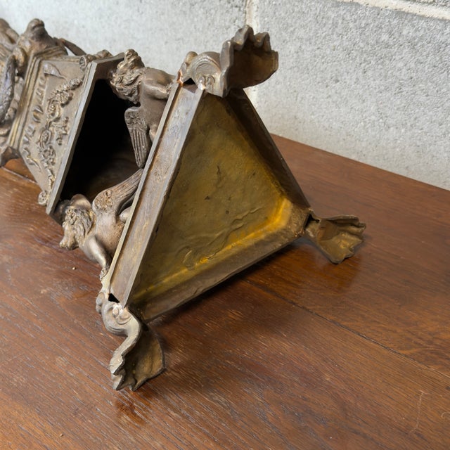 Antique Bronze Candlesticks by A. Deluca, 1890s, Set of 2 For Sale - Image 14 of 17