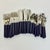 1970s Vintage Contemporary Boho Chic Navy Stainless Steel Flatware - Set of 36, Service for 12 For Sale - Image 4 of 10
