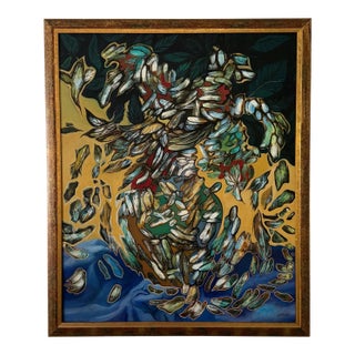 Abstract Expressionist Painting Signed “David” For Sale