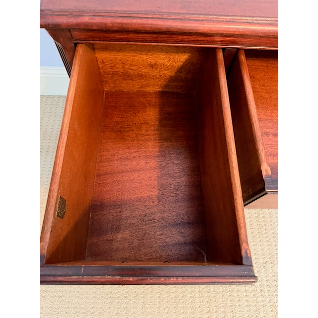 Antique Chippendale Style Mahogany Writing Desk / Dressing Table by Northern Furniture Co For Sale - Image 10 of 14