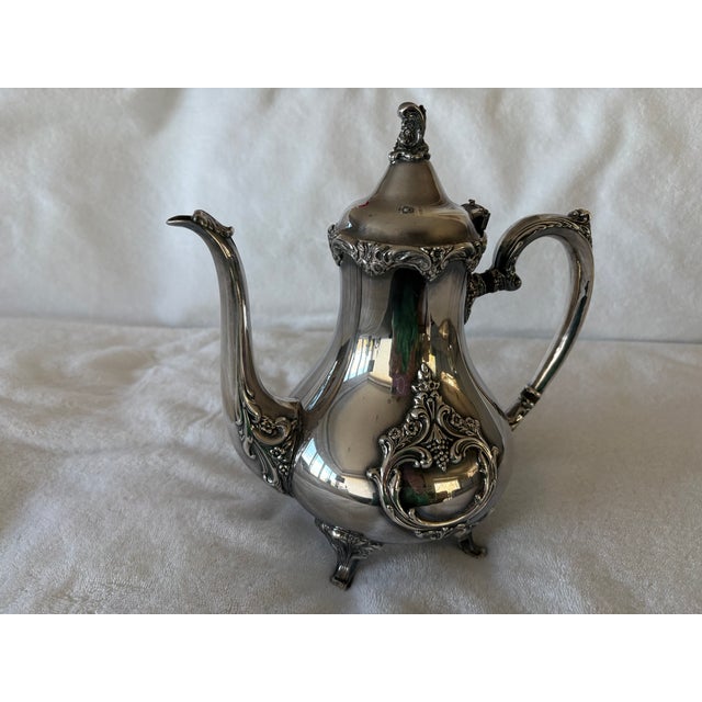 Mid 20th Century Webster and Wilcox International Silver Tea Set - Set of 5 For Sale - Image 12 of 12