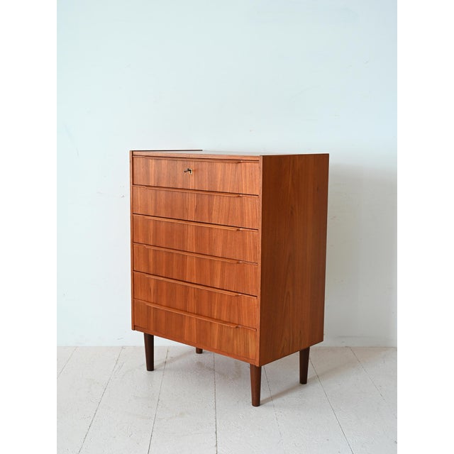 Scandinavian Chest of Drawers, 1950s For Sale - Image 4 of 10