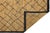 This beautiful modern Soumak hand-knotted Jute rug has a golden-tan field. It features brown accents in a gorgeous all-...
