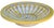 Mid 20th Century Mid 20th Century Handmade Yellow-Patterned Moroccan Ceramic Plate For Sale - Image 5 of 7