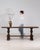 Brown Mid 20th Century France Brown Wood Dining Table For Sale - Image 8 of 11