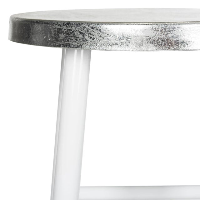 barstool, White & Silver For Sale In Philadelphia - Image 6 of 8