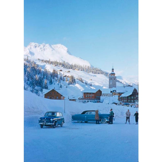 The Gathering Light 1955 A street scene in the ski resort of St. Anton in Austria, 1955. Toni Frissell Antoinette Frissell...