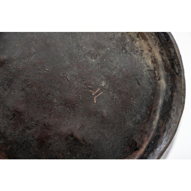 Asian Antique Eastern Hand Decorated Brass Water Pitcher For Sale - Image 3 of 12