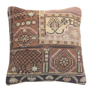 1970s Oushak Rug Fragment Pillow VII For Sale